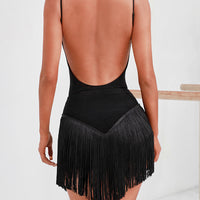 Gonna con frange angolari #2213