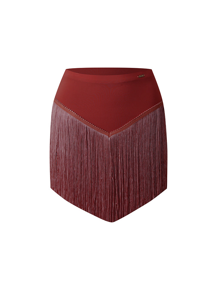 Angular Fringe Skirt #2213
