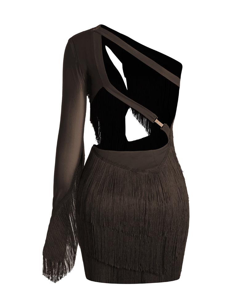 Swana Fringe Dress #2395