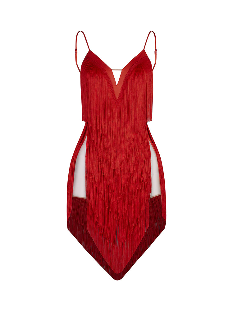 Oasis Fringe Dress #2420