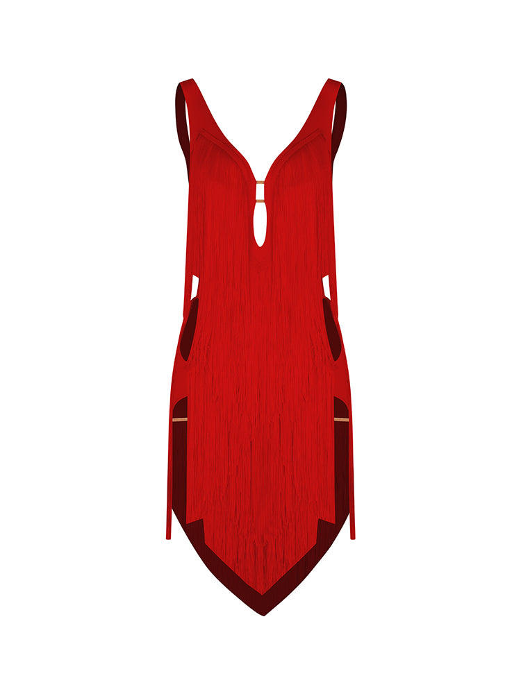 Diva Fringe Dress #25001