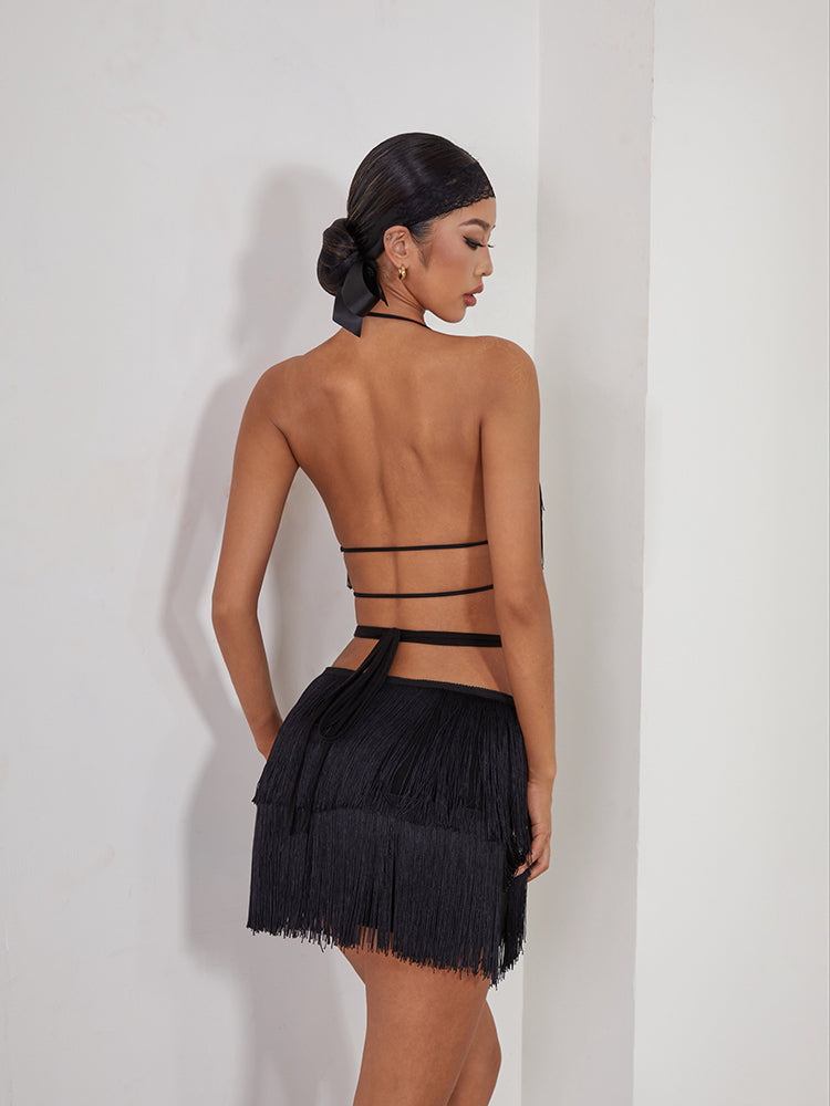 Lush Fringe Crop Top #2443