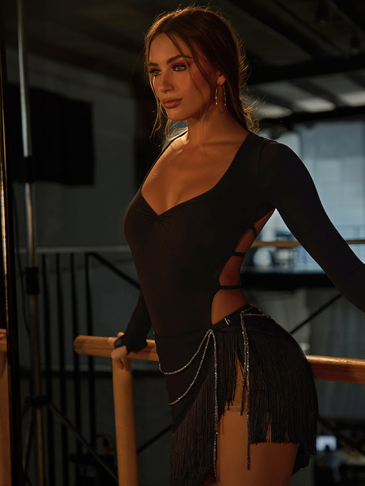 Flowing Fringe Skirt #2412