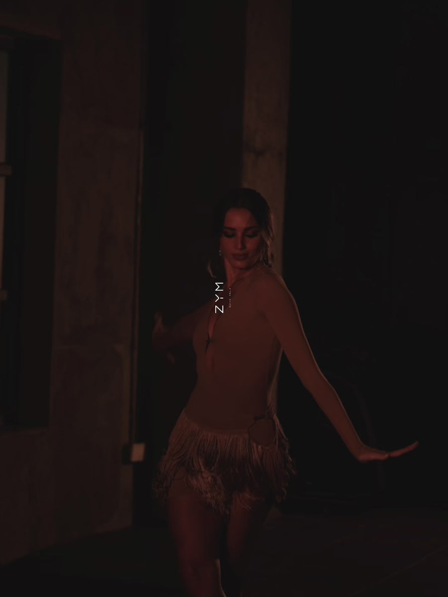 Ripple Fringe Skirt #25086