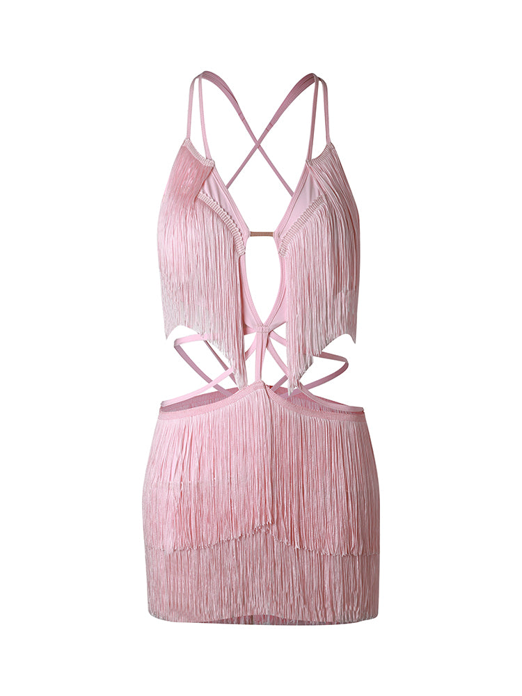 52HZ Fringe Dress #2316 ZYMdancestyle 52HZ Fringe Dress #2316 ZYMdancestyle