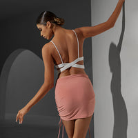 Back X Crop Top #1784W
